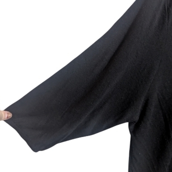 Just My Size Women's Top Sz 2X 18W/20W Black Gold Dots 3/4 Sleeve NEW - Picture 2 of 7